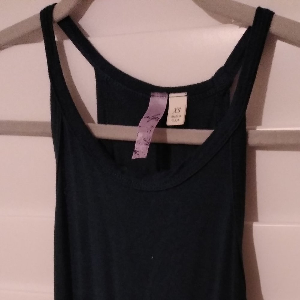 Jade green halter dress